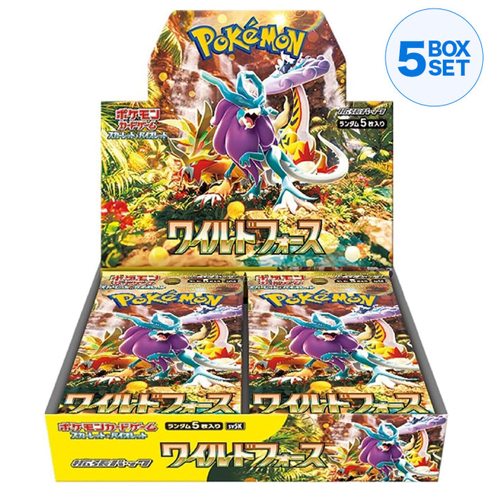 Pokemon Card Game Scarlet & Violet Booster Pack Wild Force BOX sv5K