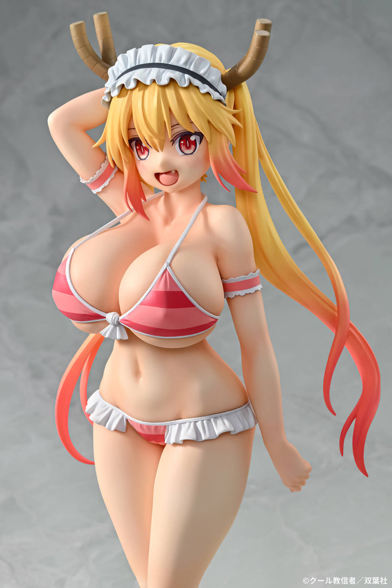 Figura Q-six Dragon Maid Tohru Bikini Style 1/7 de Miss Kobayashi OFICIAL DE JAPÓN