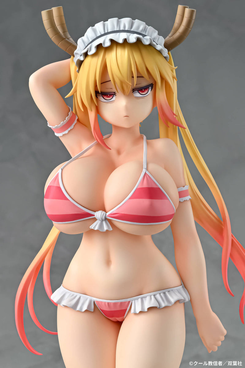 Figura Q-six Dragon Maid Tohru Bikini Style 1/7 de Miss Kobayashi OFICIAL DE JAPÓN