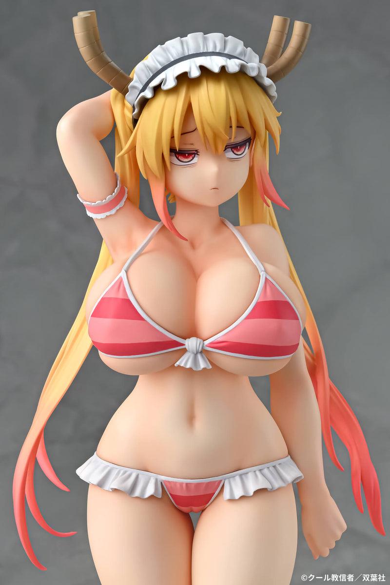 Figura Q-six Dragon Maid Tohru Bikini Style 1/7 de Miss Kobayashi OFICIAL DE JAPÓN