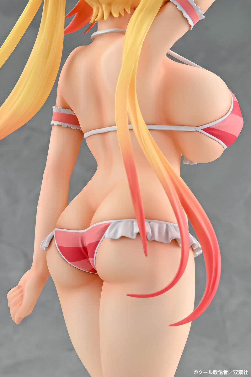 Figura Q-six Dragon Maid Tohru Bikini Style 1/7 de Miss Kobayashi OFICIAL DE JAPÓN