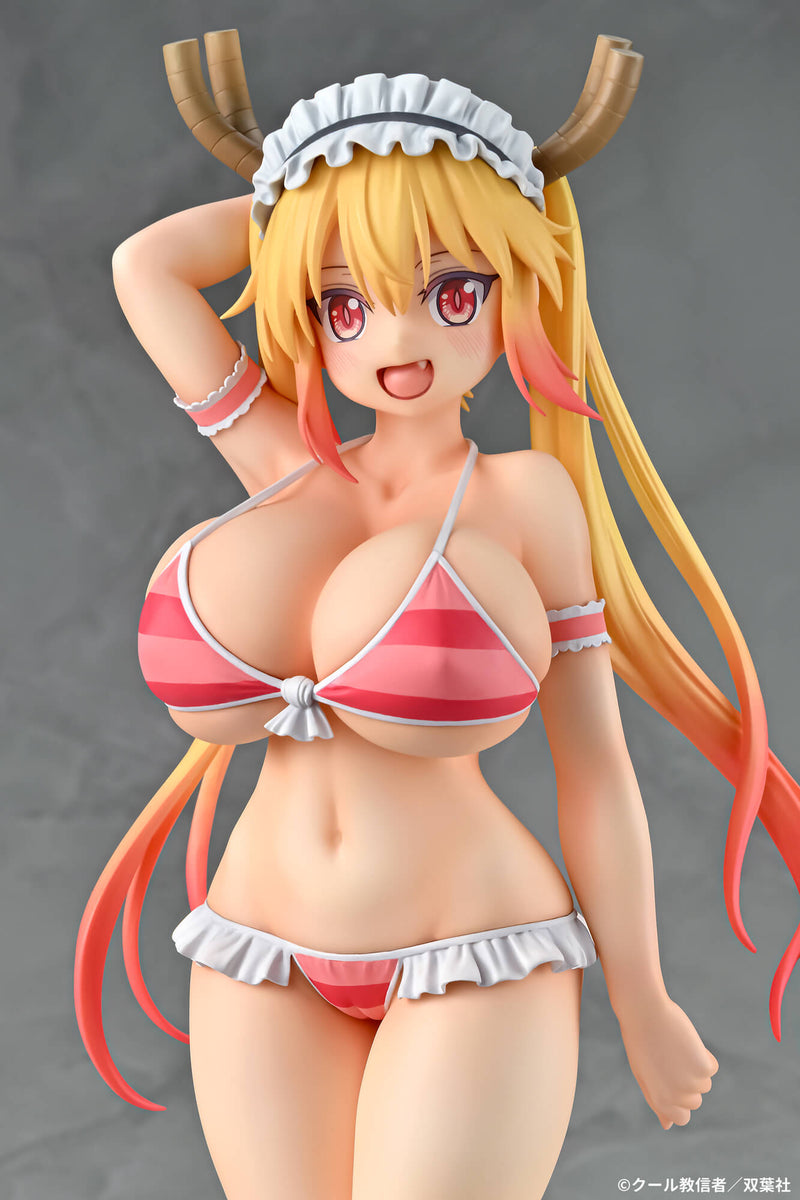 Figura Q-six Dragon Maid Tohru Bikini Style 1/7 de Miss Kobayashi OFICIAL DE JAPÓN
