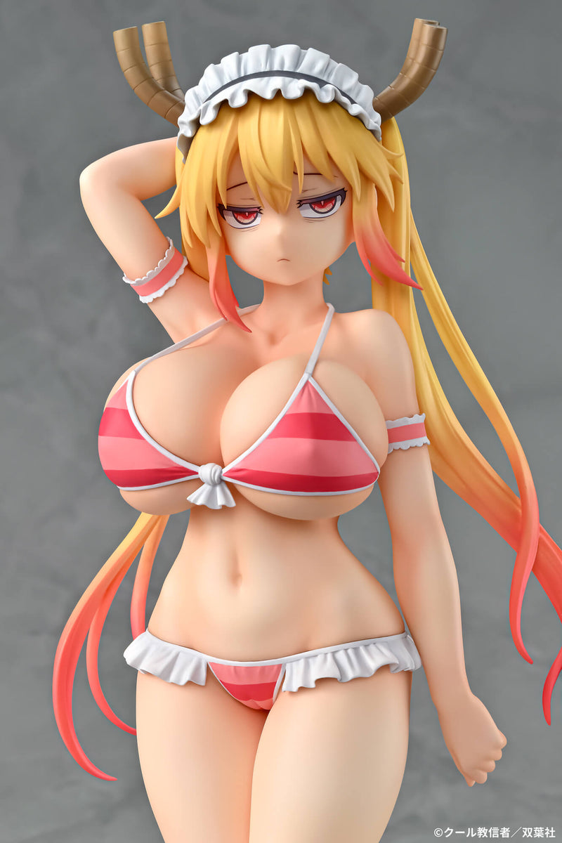 Figura Q-six Dragon Maid Tohru Bikini Style 1/7 de Miss Kobayashi OFICIAL DE JAPÓN