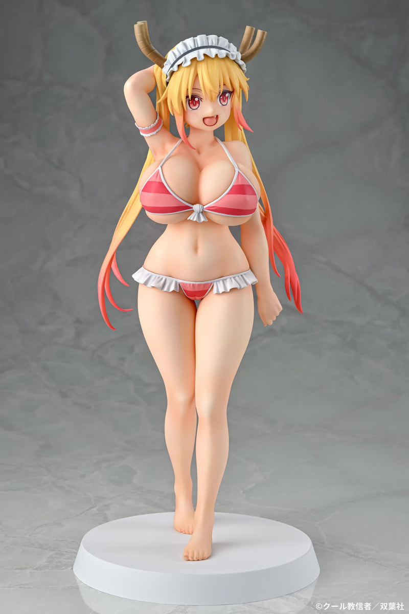 Figura Q-six Dragon Maid Tohru Bikini Style 1/7 de Miss Kobayashi OFICIAL DE JAPÓN
