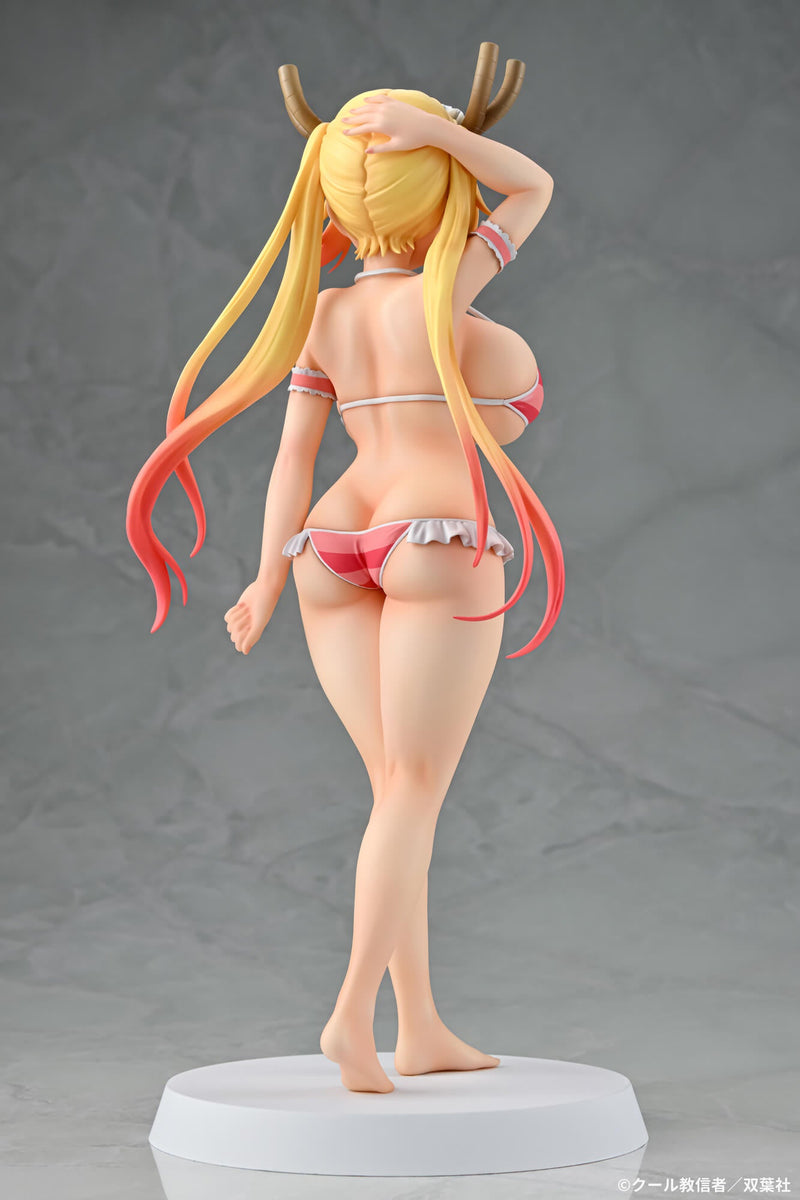 Figura Q-six Dragon Maid Tohru Bikini Style 1/7 de Miss Kobayashi OFICIAL DE JAPÓN