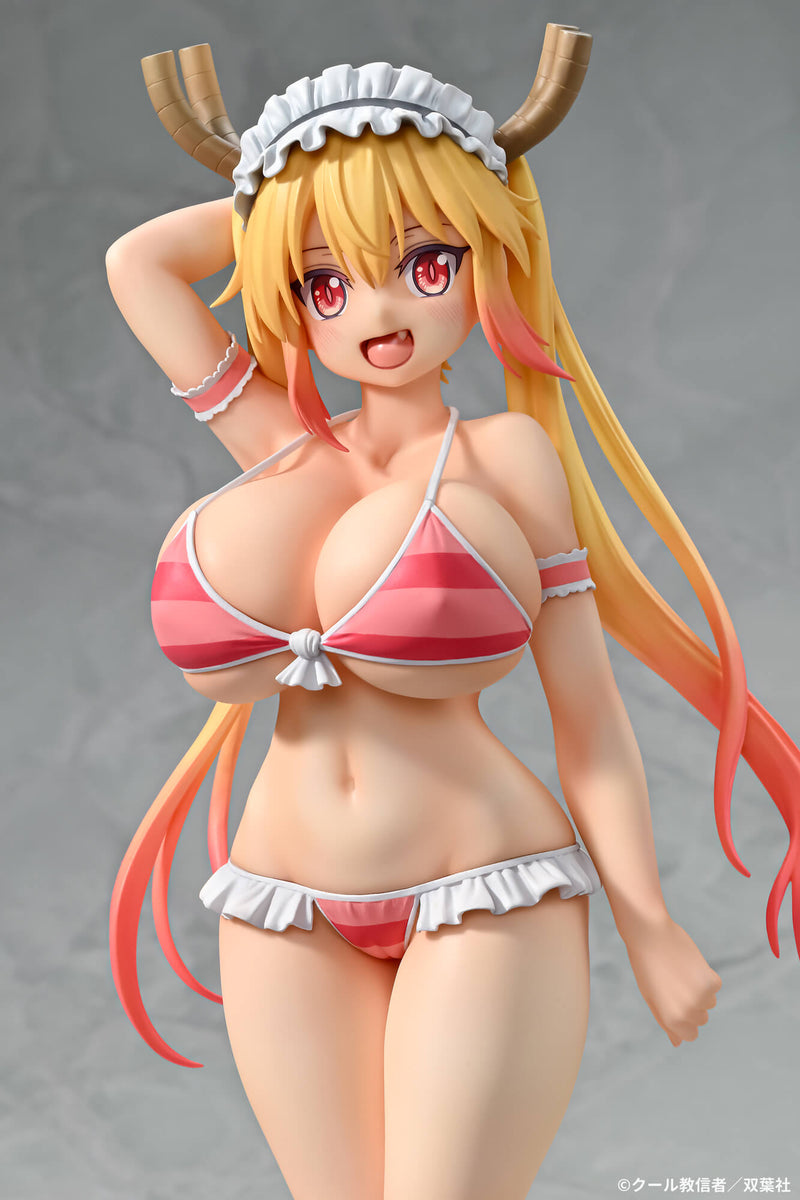 Figura Q-six Dragon Maid Tohru Bikini Style 1/7 de Miss Kobayashi OFICIAL DE JAPÓN