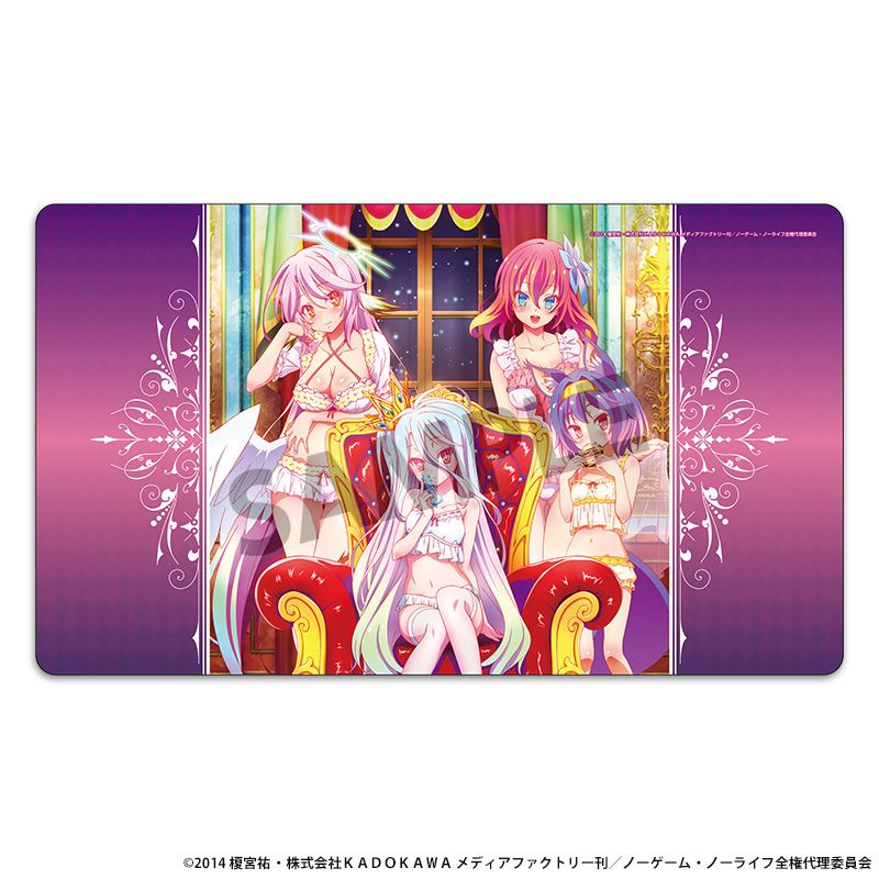 Hobby Stock No Game No Life Nightwear ver. New Illustration Rubber Mat JAPAN