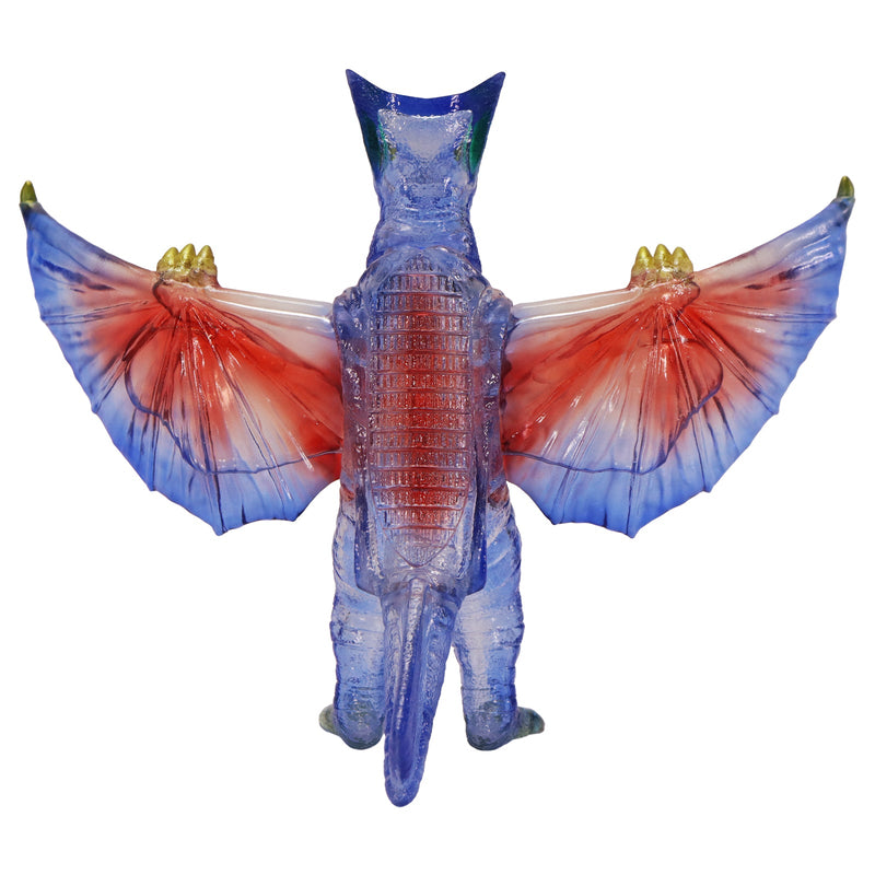 Middle Size Series Gamera Vol.9 Gyaos 1967 Retro Blue Clear Ver Figure JAPAN