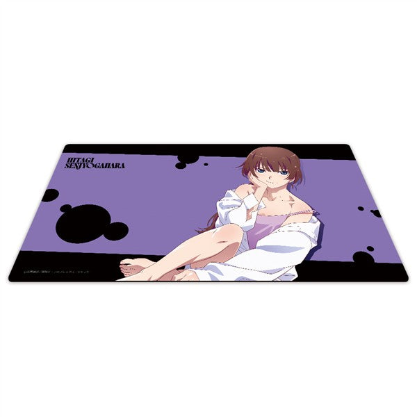 Azu Maker Monogatari Series Character Rubber Mat Hitagi Senjougahara Shirt ver.