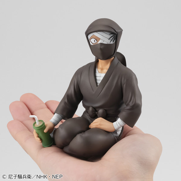 MegaHouse G.E.M. Series Nintama Rantaro Zatto San Palm Size Figure JAPAN