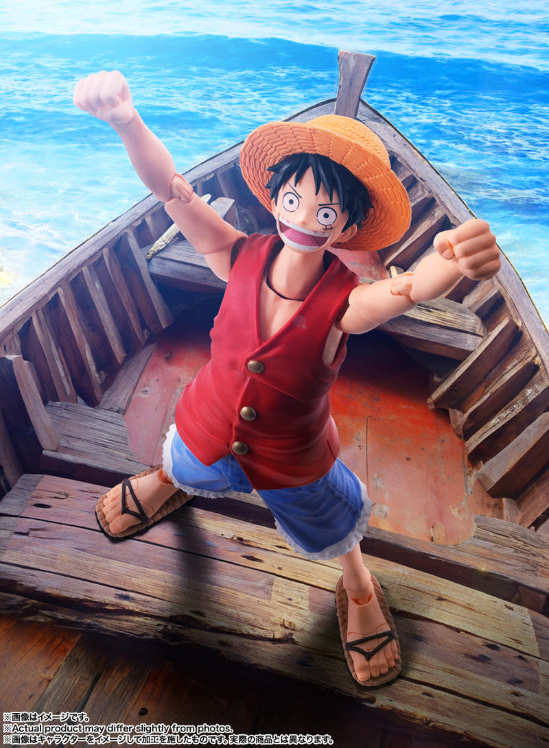 BANDAI S.H.Figuarts ONE PIECE Monkey D. Luffy Romance Dawn Action Figure JAPAN