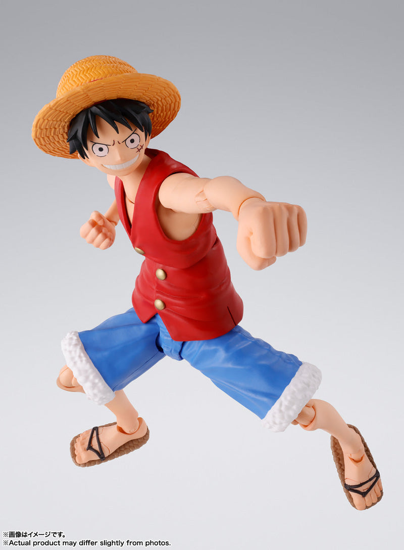 BANDAI S.H.Figuarts ONE PIECE Monkey D. Luffy Romance Dawn Action Figure JAPAN