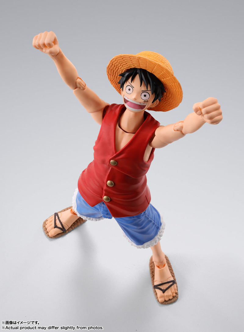 BANDAI S.H.Figuarts ONE PIECE Monkey D. Luffy Romance Dawn Action Figure JAPAN