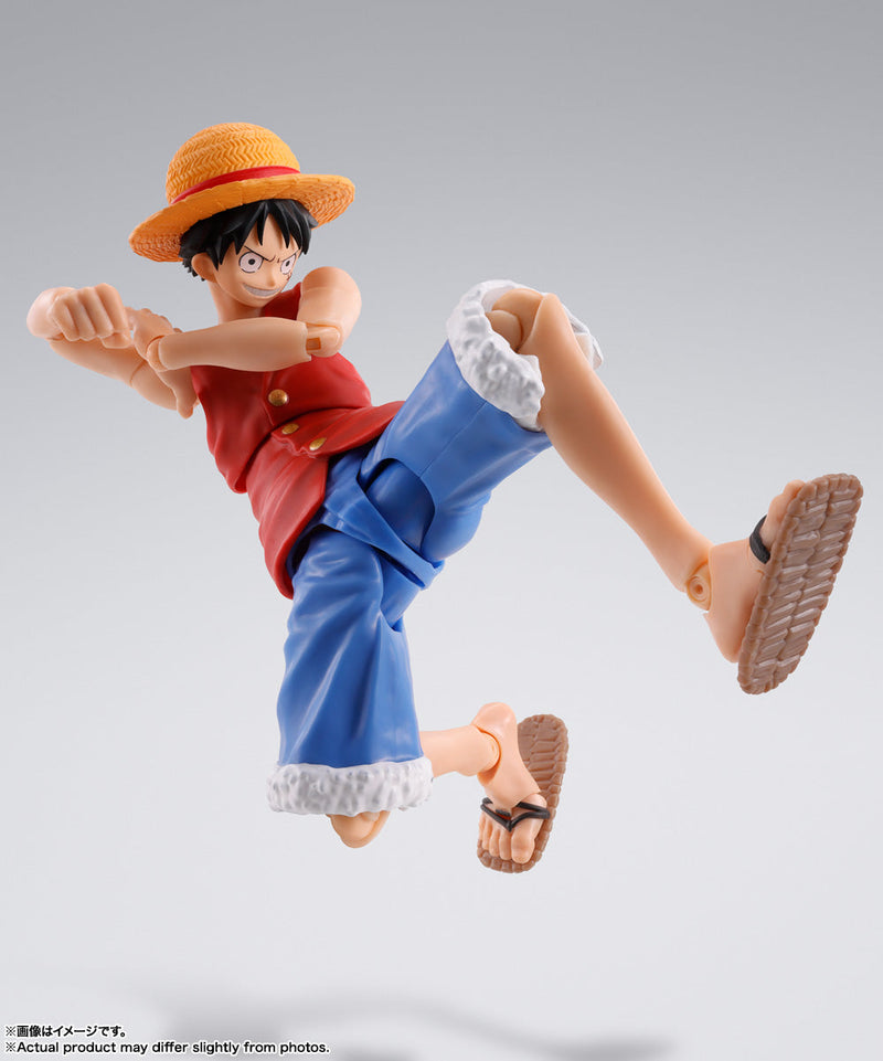 BANDAI S.H.Figuarts ONE PIECE Monkey D. Luffy Romance Dawn Action Figure JAPAN