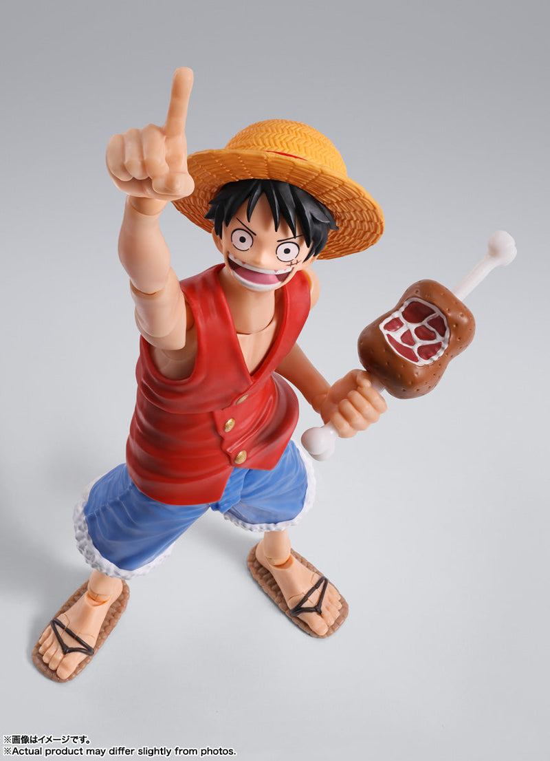 BANDAI S.H.Figuarts ONE PIECE Monkey D. Luffy Romance Dawn Action Figure JAPAN