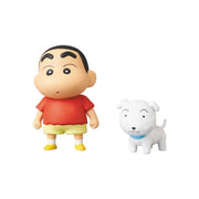 Medicom Toy UDF Crayon Shin-chan 4 Shin-chan and Shiro Early Ver. Figure JAPAN