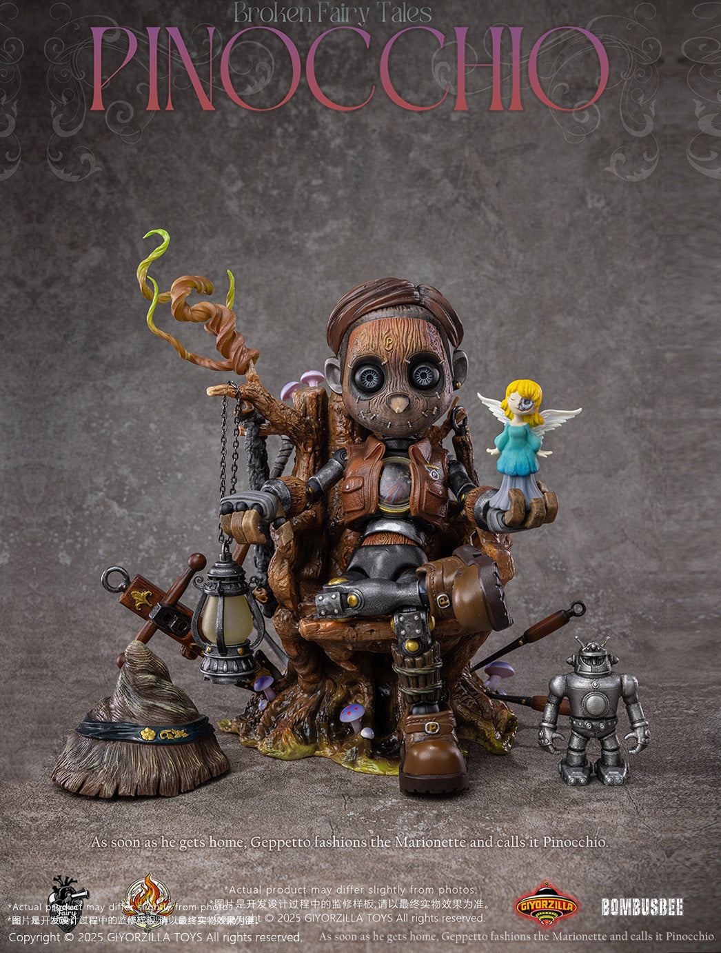 GIYORZILLA TOYS Broken Fairy Tales Pinocchio 1/6 Action Figure