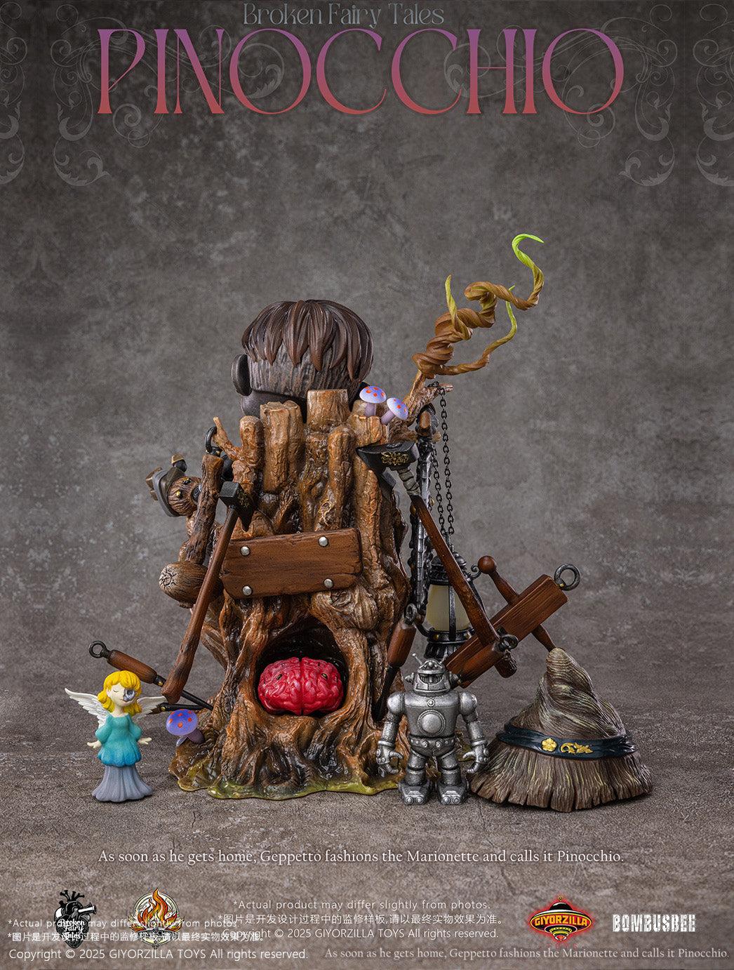 GIYORZILLA TOYS Broken Fairy Tales Pinocchio 1/6 Action Figure