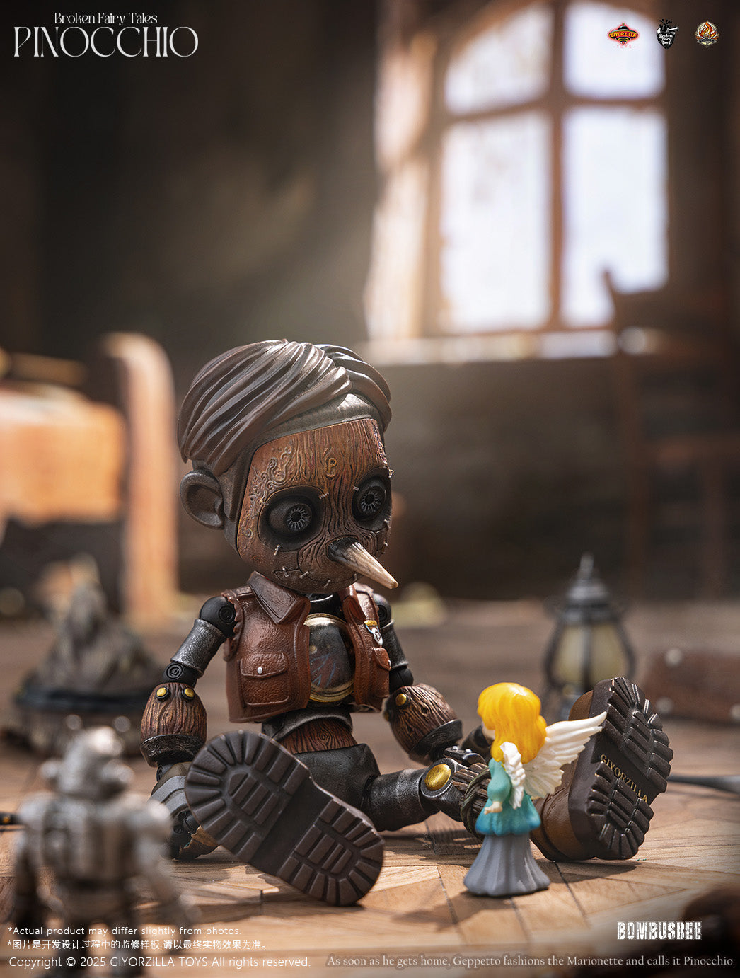 GIYORZILLA TOYS Broken Fairy Tales Pinocchio 1/6 Action Figure
