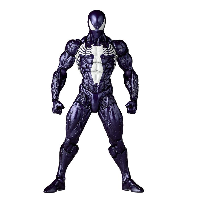Revoltech Amazing Yamaguchi Symbiote Spider-Man Purple Ver. Action Figure JAPAN