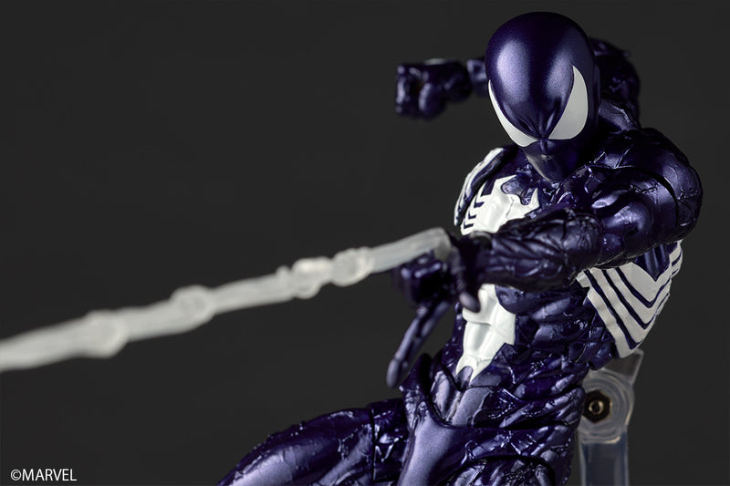 Revoltech Amazing Yamaguchi Symbiote Spider-Man Purple Ver. Action Figure JAPAN