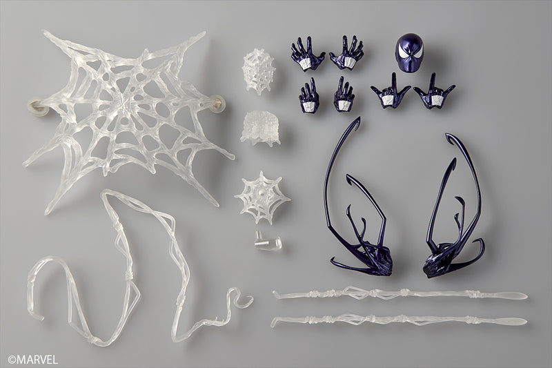 Revoltech Amazing Yamaguchi Symbiote Spider-Man Purple Ver. Action Figure JAPAN