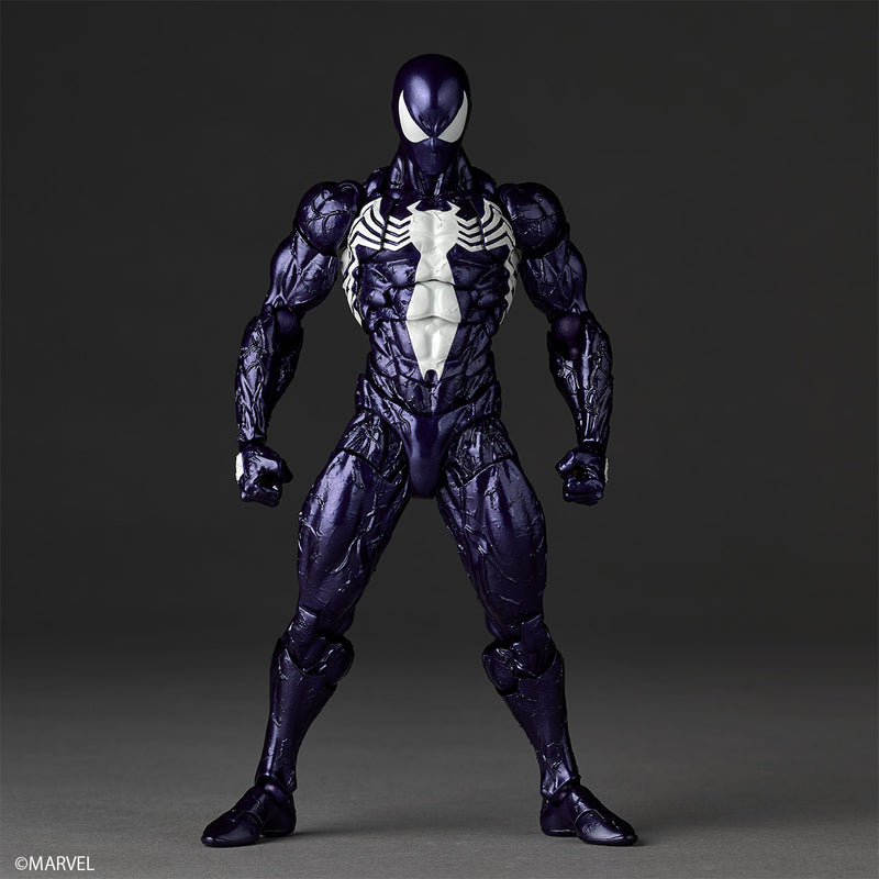 Revoltech Amazing Yamaguchi Symbiote Spider-Man Purple Ver. Action Figure JAPAN