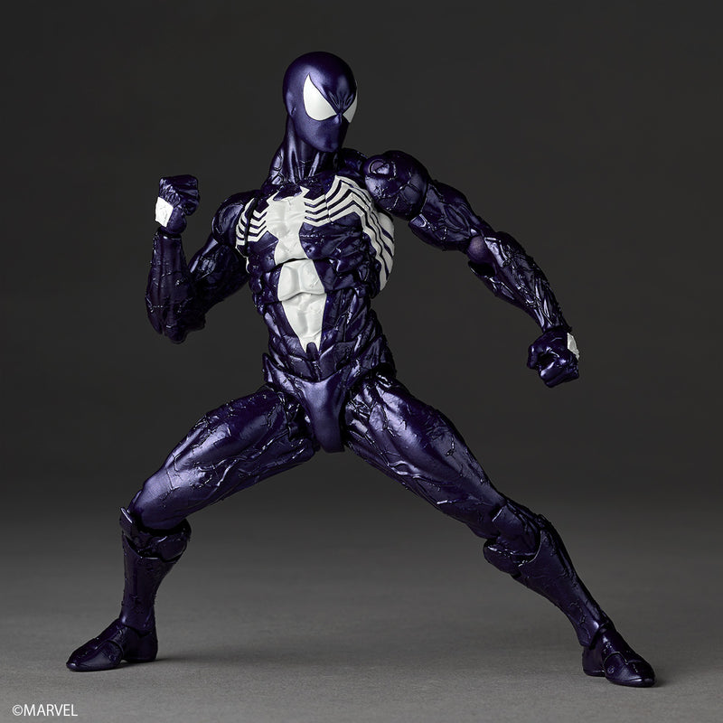Revoltech Amazing Yamaguchi Symbiote Spider-Man Purple Ver. Action Figure JAPAN