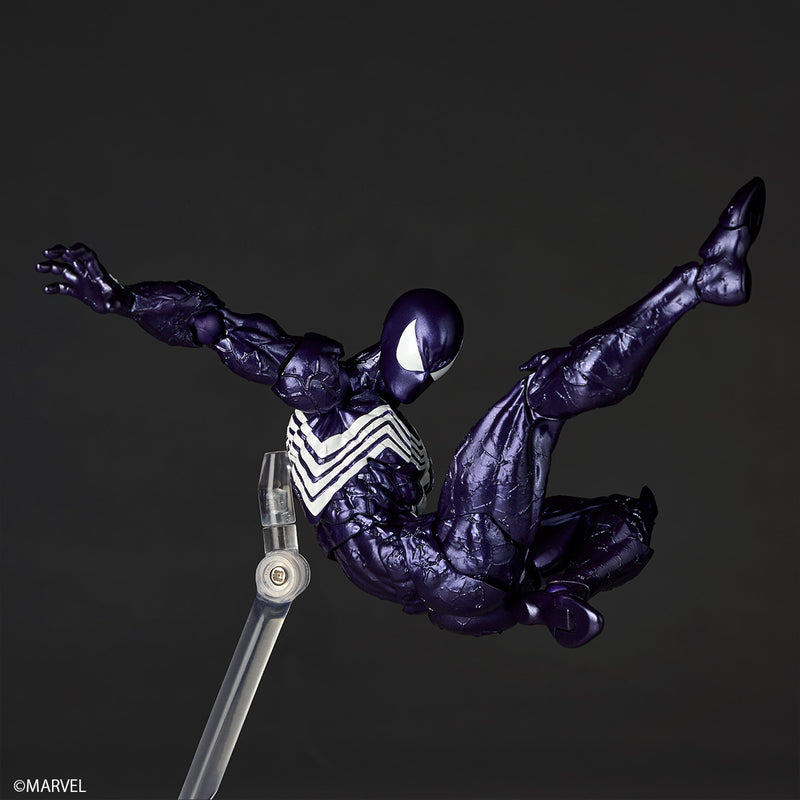 Revoltech Amazing Yamaguchi Symbiote Spider-Man Purple Ver. Action Figure JAPAN