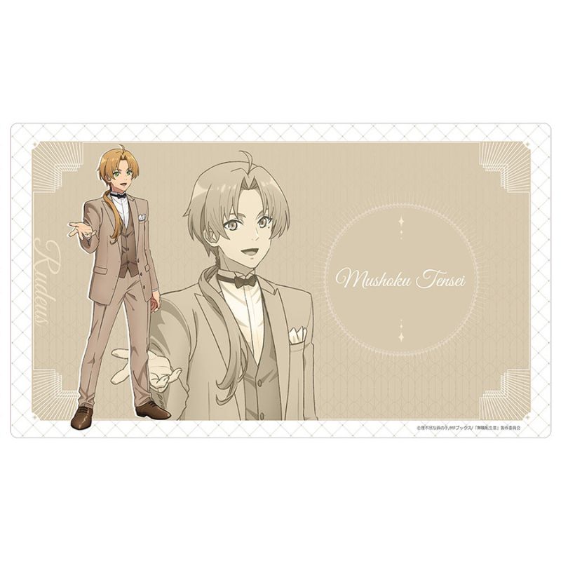 Mushoku Tensei Jobless Reincarnation 3 Rudeus 5th Anniversary Rubber Mat JAPAN