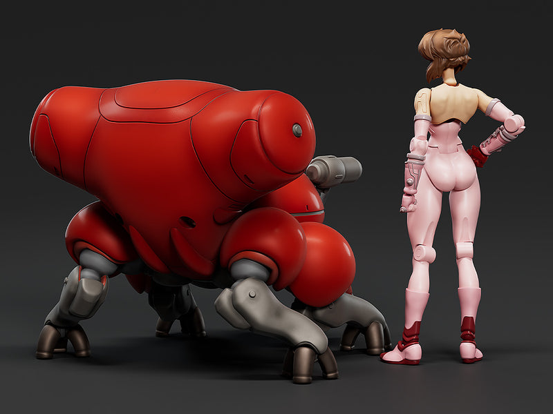 PLAMAX minimum factory MF-94 Motoko Kusanagi with Fuchikoma 1/20 Model Kit JAPAN