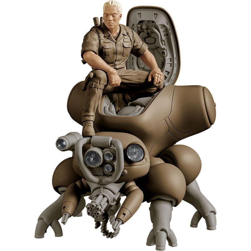 PLAMAX minimum factory MF-95 Batou with Fuchikoma 1/20 Model Kit JAPAN OFFICIAL
