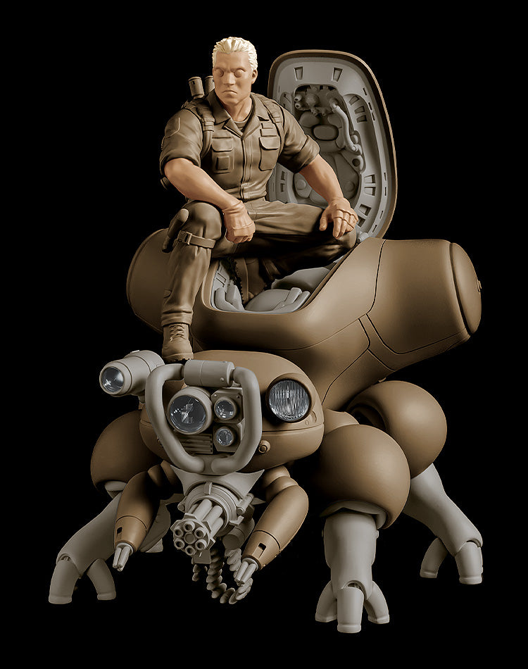 PLAMAX minimum factory MF-95 Batou with Fuchikoma 1/20 Model Kit JAPAN OFFICIAL