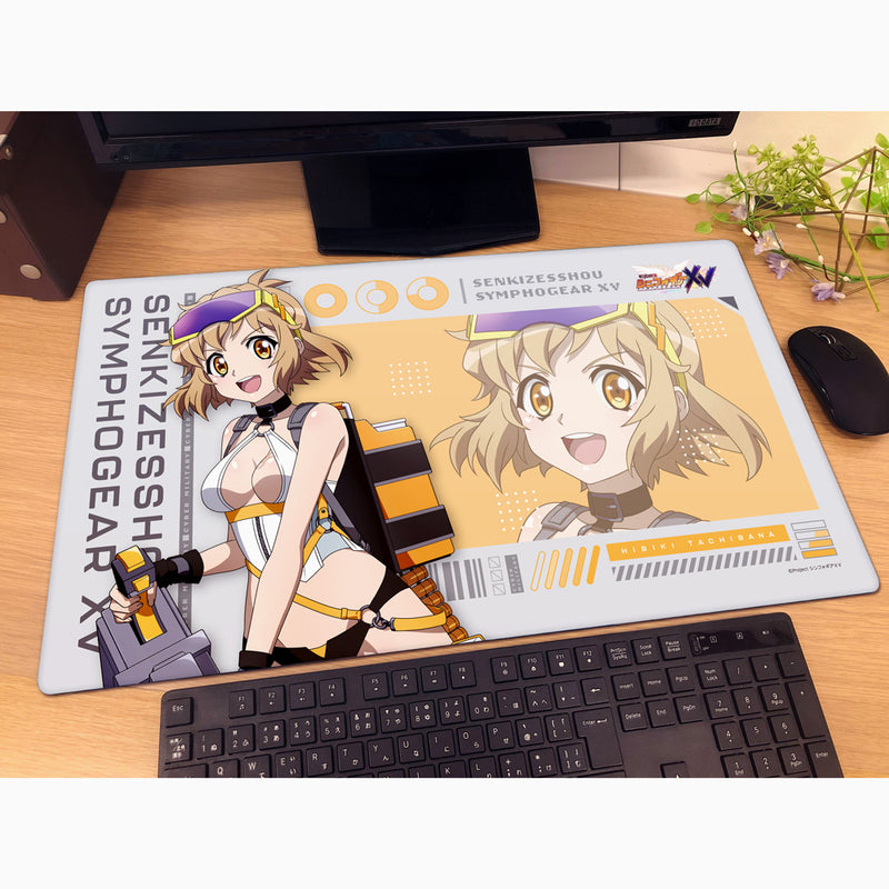 Senki Zessho Symphogear XV Hibiki Cyber Military New Illustration Rubber Mat