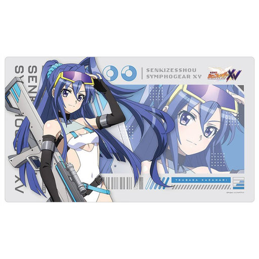 Senki Zessho Symphogear XV Tsubasa Cyber Military New Illustration Rubber Mat
