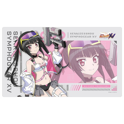 Senki Zessho Symphogear XV Shirabe Cyber Military New Illustration Rubber Mat