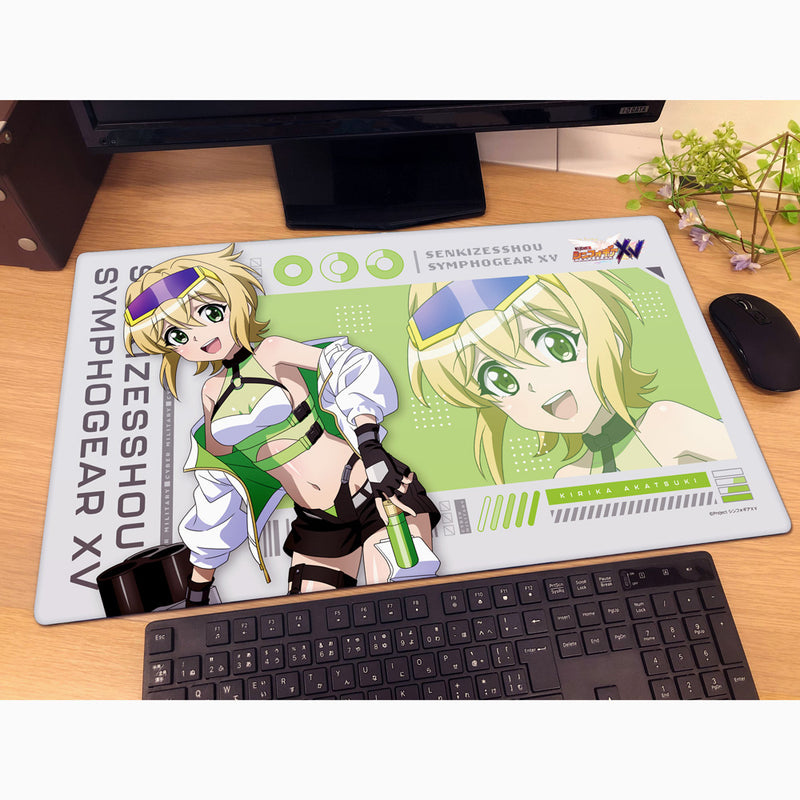 Senki Zessho Symphogear XV Kirika Cyber Military New Illustration Rubber Mat