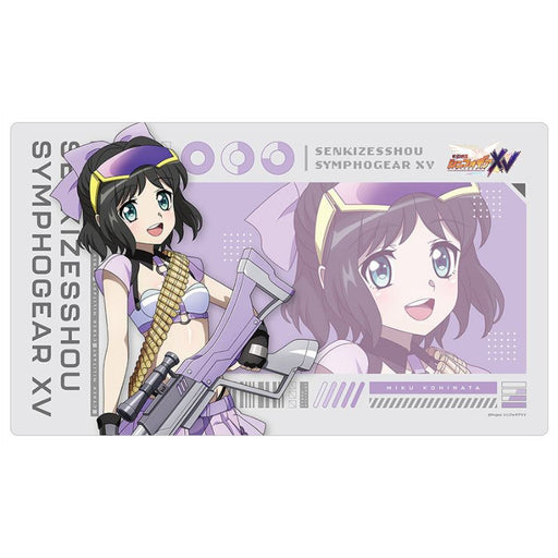 Senki Zessho Symphogear XV Miku Cyber Military New Illustration Rubber Mat