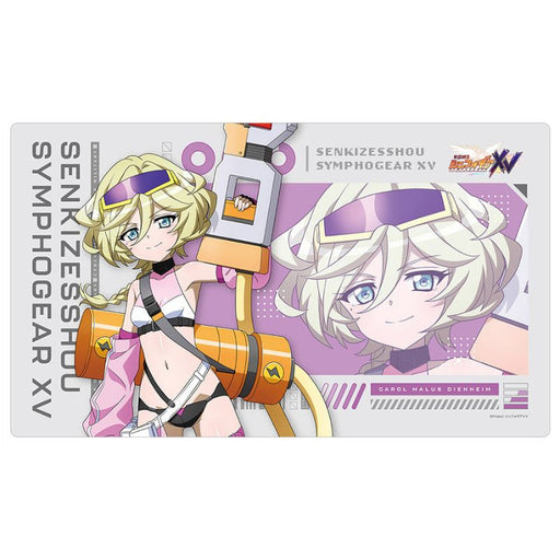 Senki Zessho Symphogear XV Carol Cyber Military New Illustration Rubber Mat