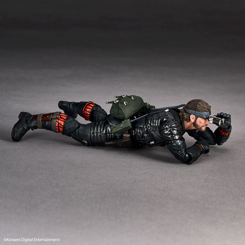 Revoltech Amazing Yamaguchi Naked Snake Sneaking Suit Ver. Action Figure JAPAN