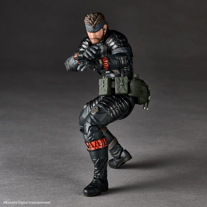 Revoltech Amazing Yamaguchi Naked Snake Sneaking Suit Ver. Action Figure JAPAN