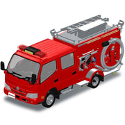 RakuPla Snap Kit No.33-FP Morita Miracle Light Fire Pump Vehicle CD-I Model Kit