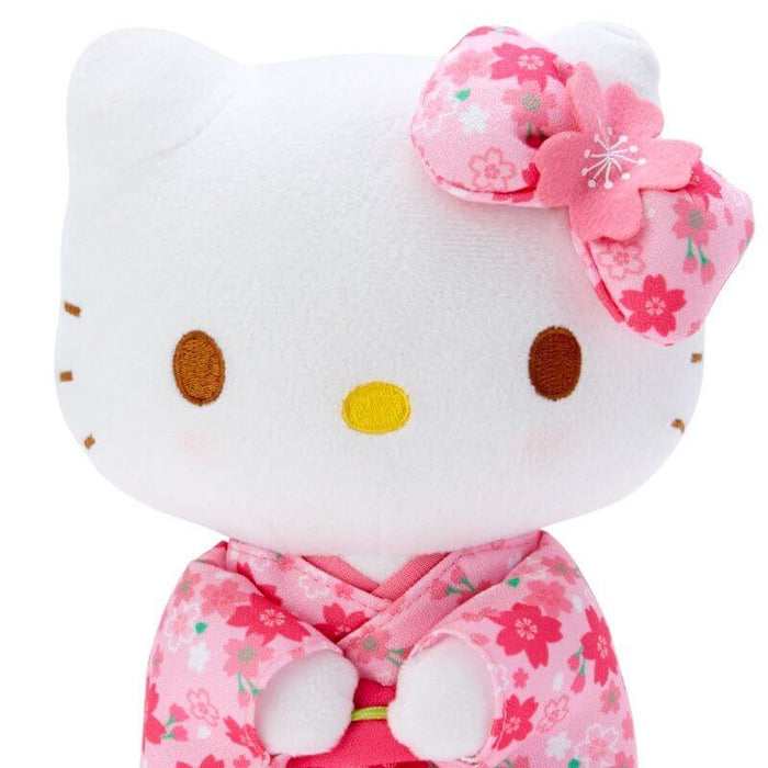 Sanrio Hello Kitty Sakura Kimono S Pink Plush 084361-15 JAPAN OFFICIAL