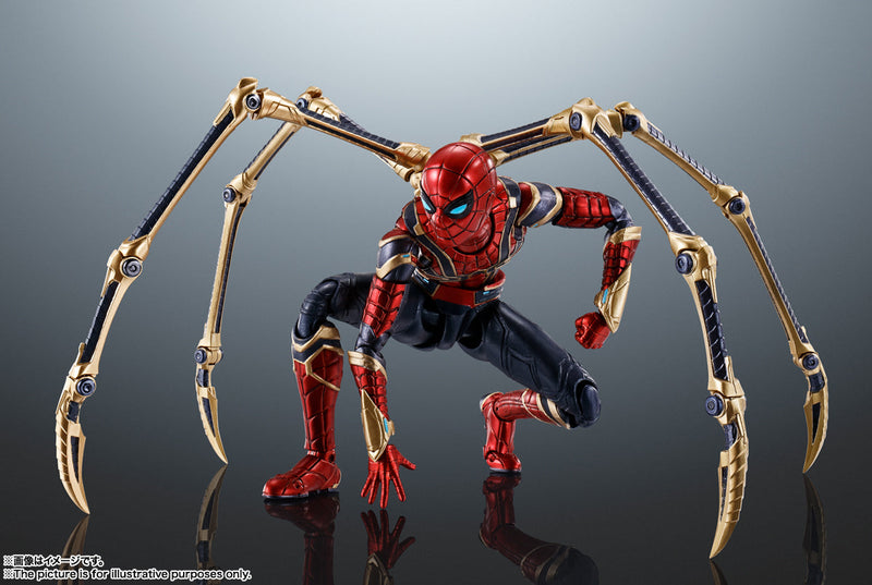 S.H.Figuarts Spider-Man No Way Home Iron Spider Action Figure UFFICIALE GIAPPONE