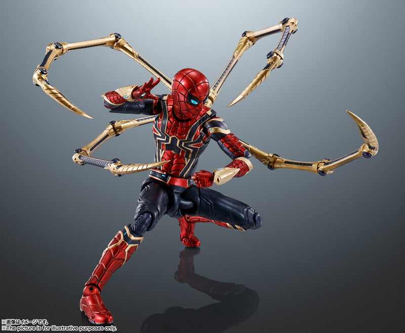 S.H.Figuarts Spider-Man No Way Home Iron Spider Action Figure UFFICIALE GIAPPONE