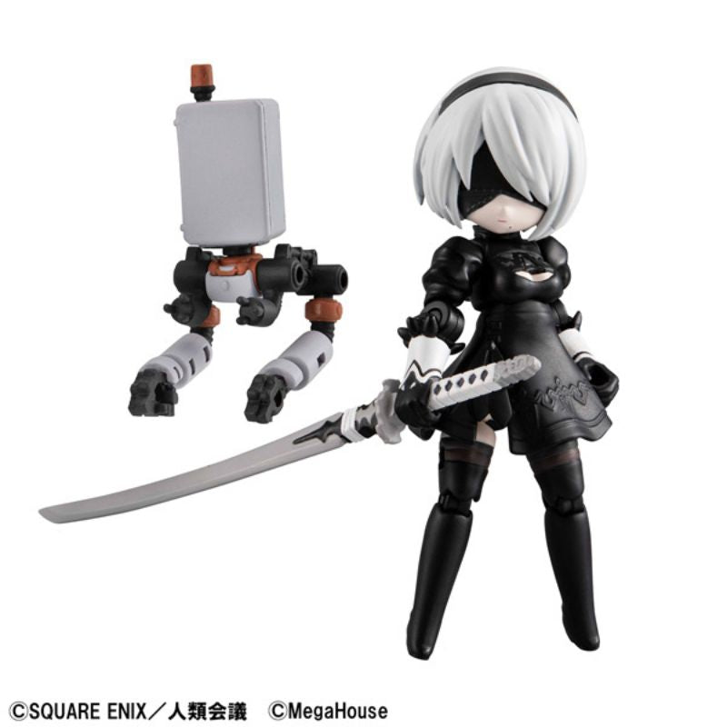 MegaHouse Desktop Army NieR:Automata Ver1.1a Collab 2B Action Figure JAPAN