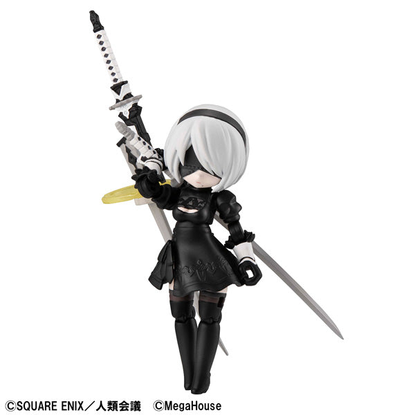 MegaHouse Desktop Army NieR:Automata Ver1.1a Collab 2B Action Figure GIAPPONE