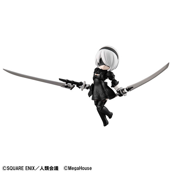 MegaHouse Desktop Army NieR:Automata Ver1.1a Collab 2B Action Figure GIAPPONE