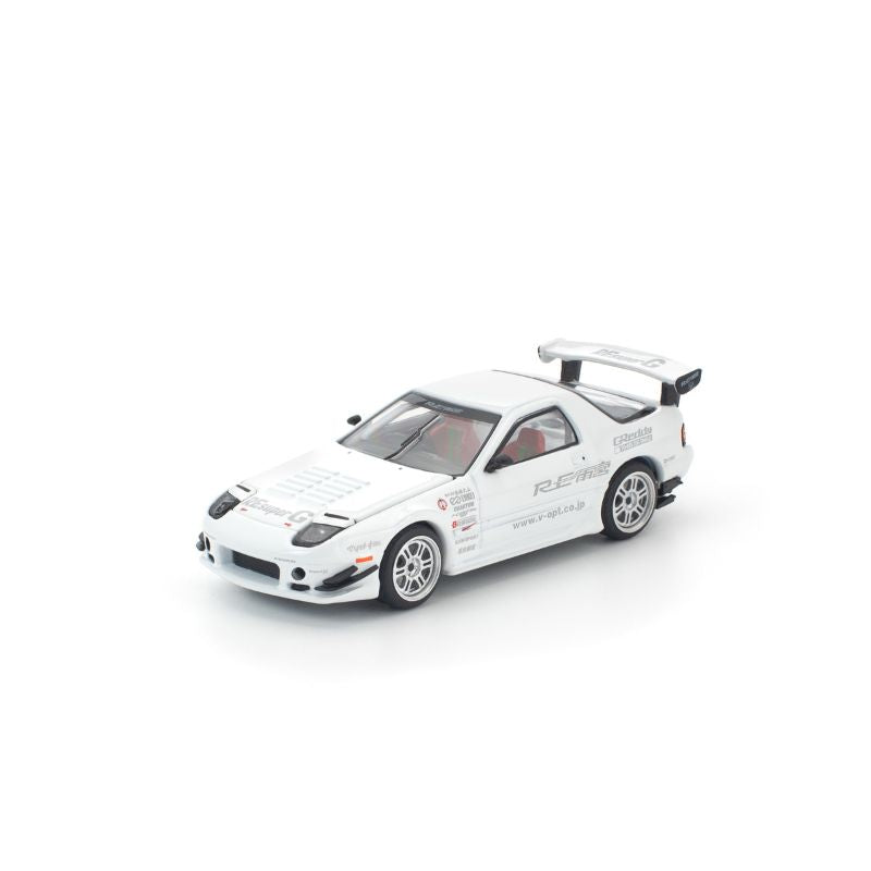 POP RACE Mazda RX-7 FC3S RE Amemiya White 1/64 Miniature Car JAPAN OFFICIAL