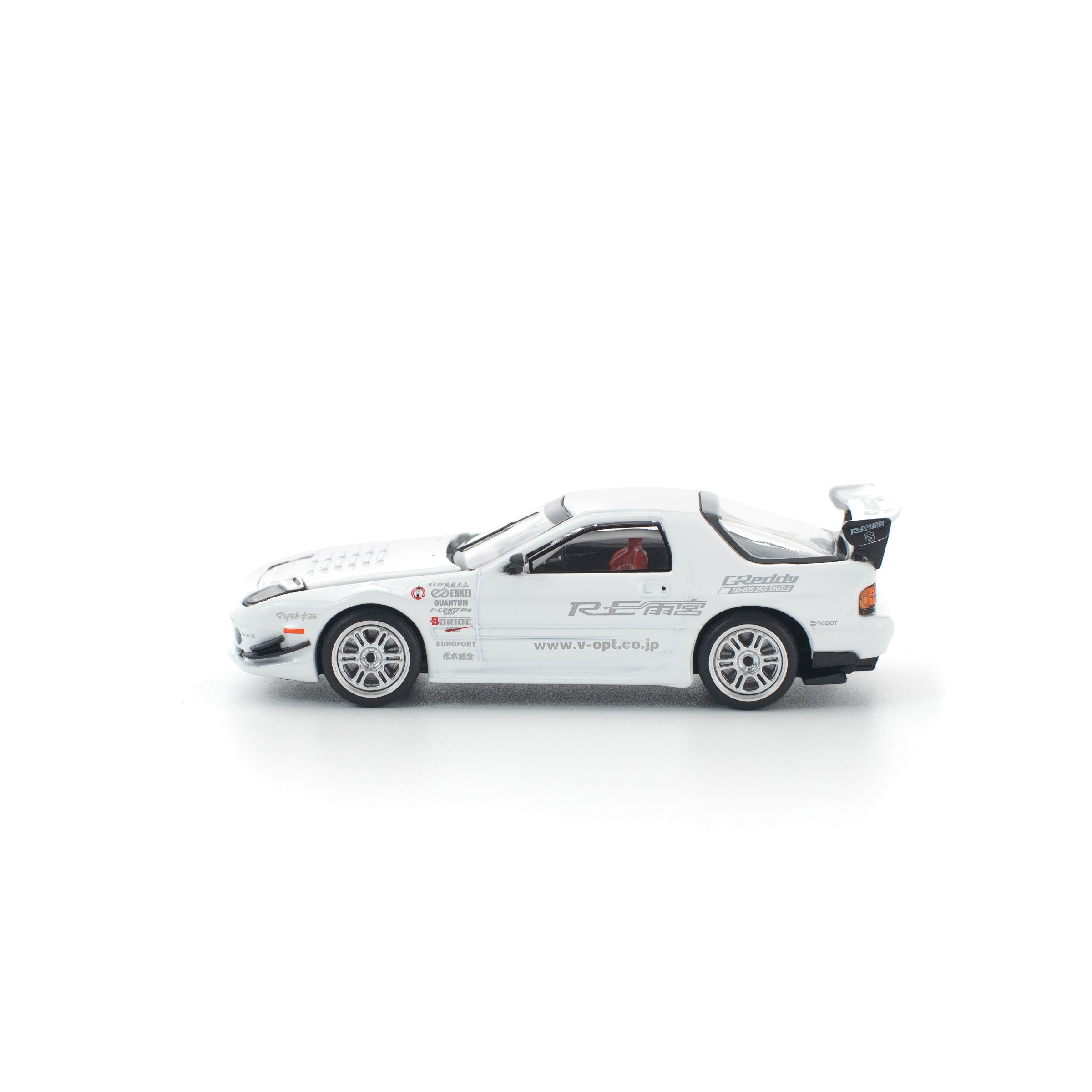 ミニカー 1/43Mazda RX-7 (FC3S) RE Amemiya White POP RACE Mazda RX-7 FC3S RE Amemiya White 1/64 Miniature Car JAPAN